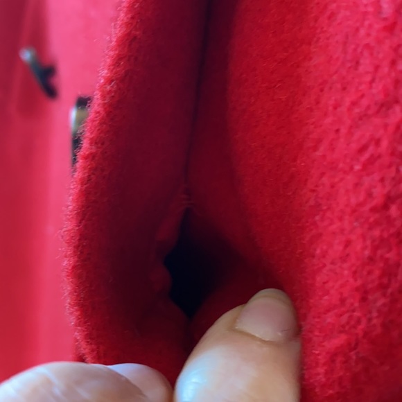 Ann Taylor Red Wool Coat Sz S NWT - Picture 5 of 10